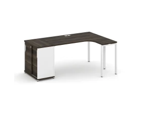 Стол эргономичный с опорным шкафом-купе CN.SA-217(R) W 1800x1180x750 Концепт / Concept images