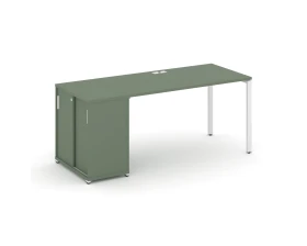 Стол рабочий с опорным шкафом-купе CN.SP-236 W 2000x720x750 Концепт / Concept images