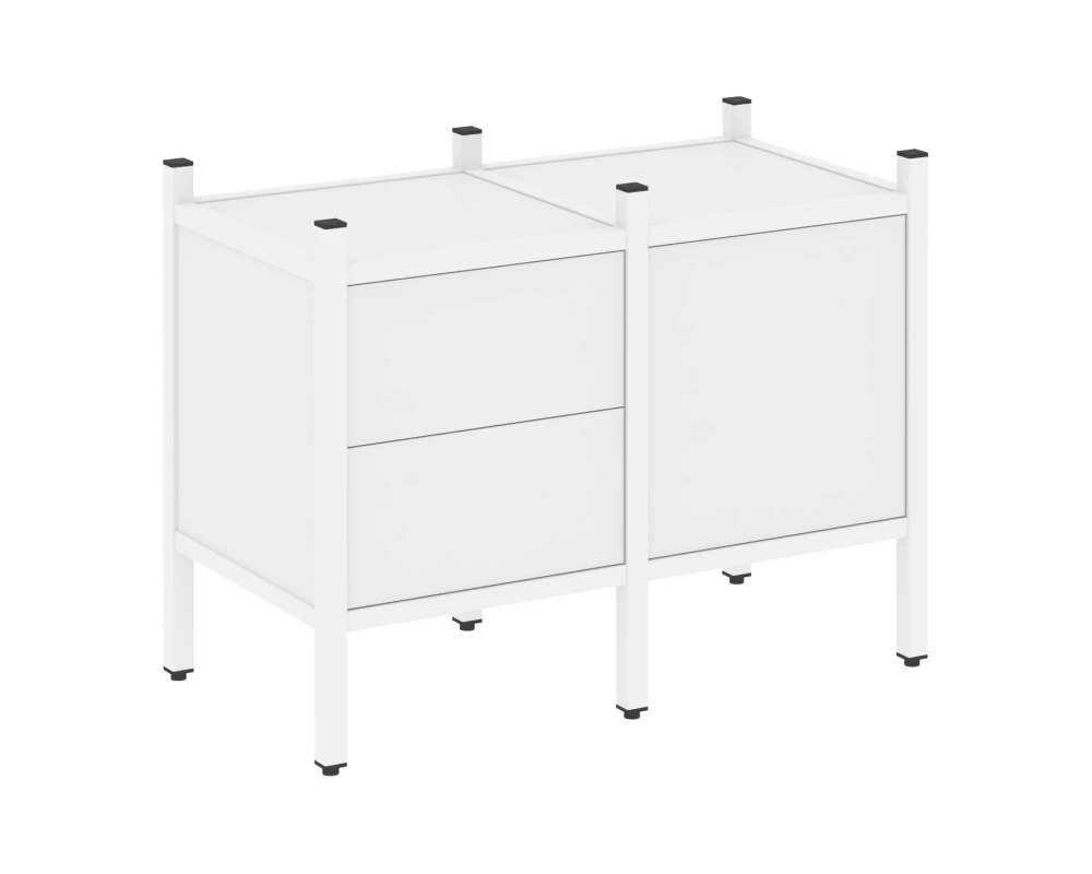 Прямой стеллаж L-01 862x446x636 Лофт / Loft