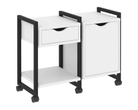 Тумба на колесных опорах наборная. Вариант №3 970х460х767 Лофт / Loft images
