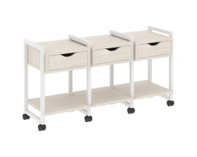 Тумба на колесных опорах наборная. Вариант №4 1440х460х767 Лофт / Loft images