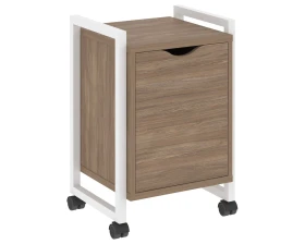 Тумба на колесных опорах с распашным фасадом 500х460х767 Лофт / Loft images