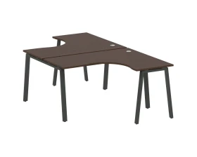 Рабочая станция криволинейная на А-образном м/к 140x243,5x75 Метал Систем / Metal System images