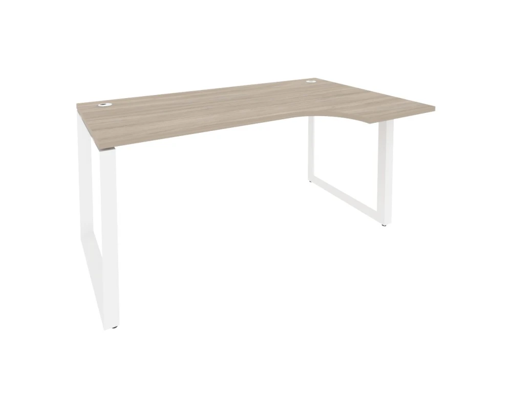 Стол эргономичный правый на О-образном м/к 1580x980x750 (720/460) Оникс / Onix