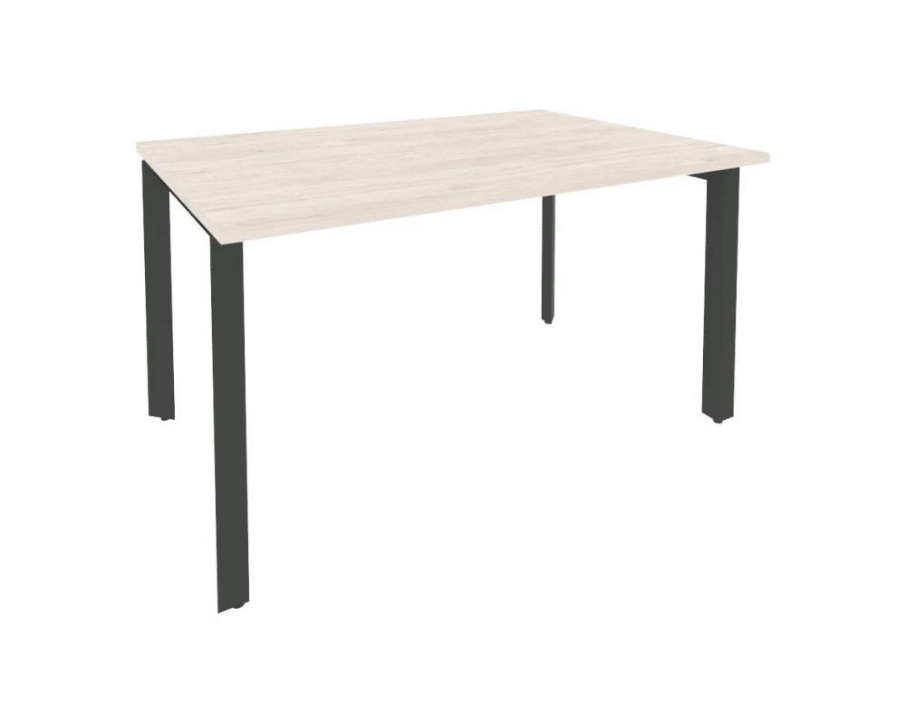 Стол переговорный (1 столешница) на П-образном м/к 1380x980x750 Оникс / Onix