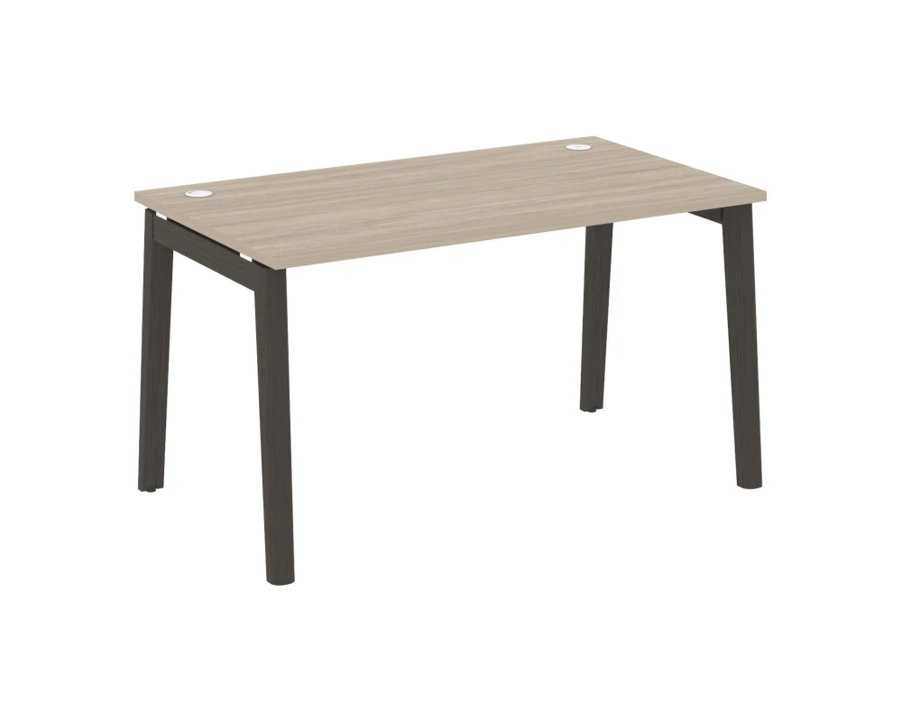 Стол письменный, опоры - массив дерева 138x80x75 Оникс Вуд / Onix Wood