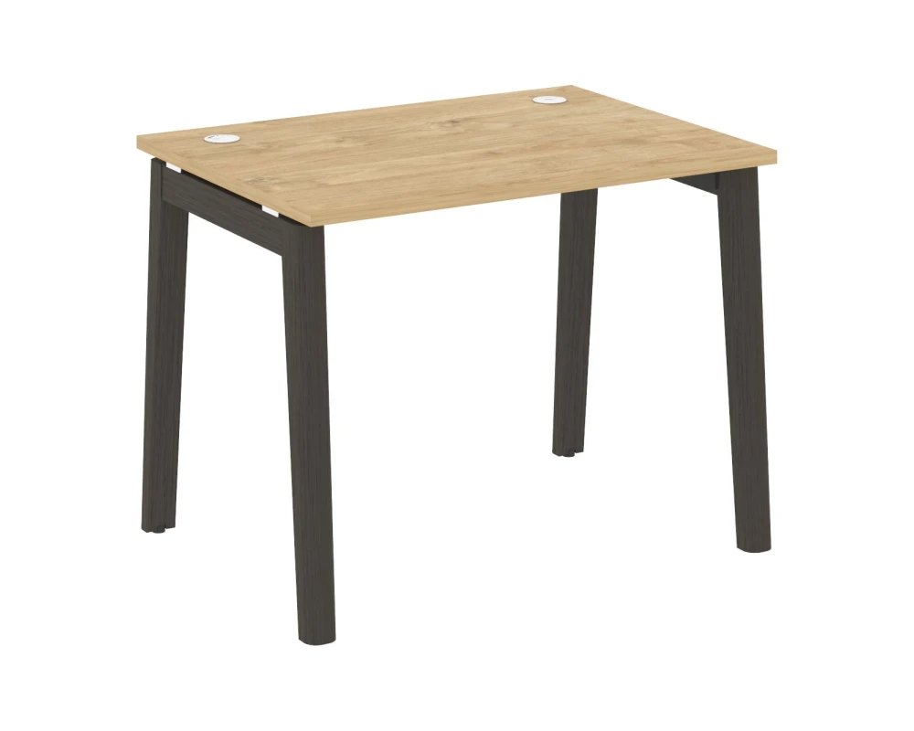 Стол письменный, опоры - массив дерева 98x72x75 Оникс Вуд / Onix Wood