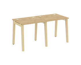 Рабочая станция, опоры - массив дерева 156x72x75 Оникс Вуд / Onix Wood images