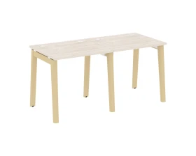 Рабочая станция, опоры - массив дерева 156x72x75 Оникс Вуд / Onix Wood images