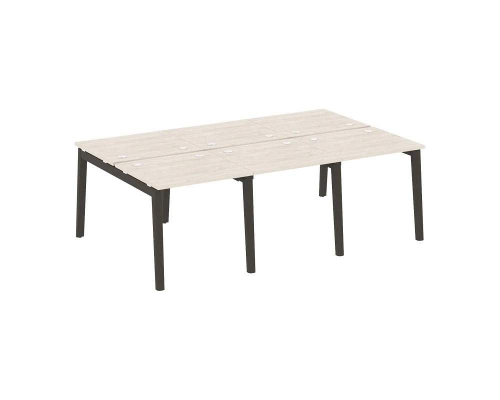 Рабочая станция, опоры - массив дерева 234x147,5x75 Оникс Вуд / Onix Wood