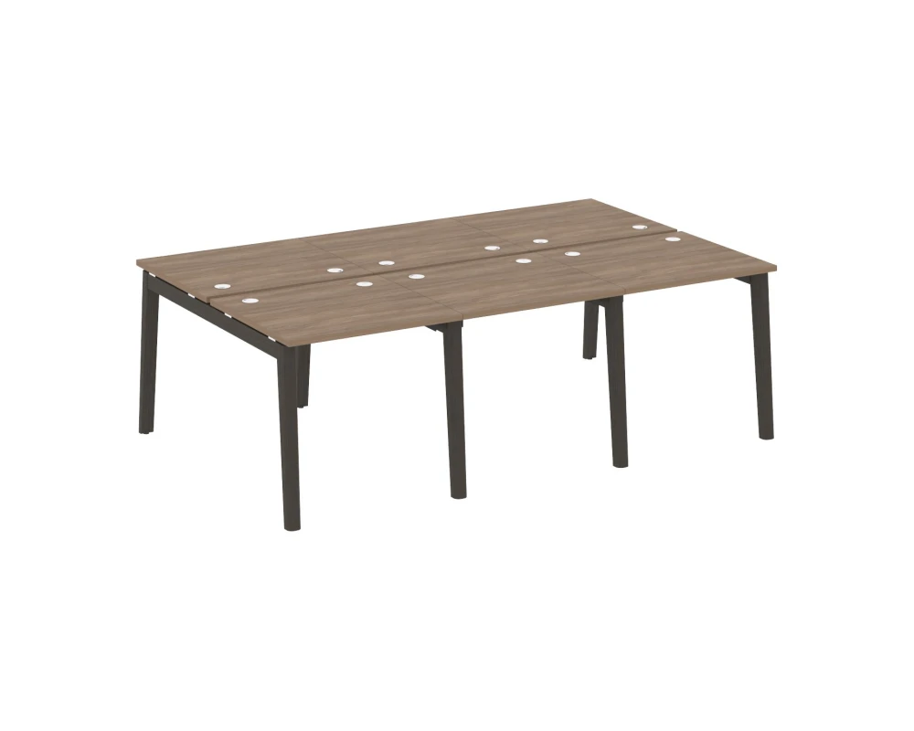 Рабочая станция, опоры - массив дерева 234x147,5x75 Оникс Вуд / Onix Wood