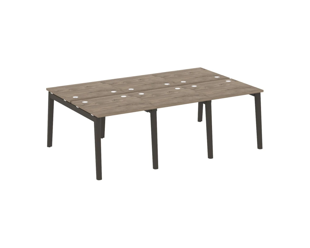 Рабочая станция, опоры - массив дерева 234x147,5x75 Оникс Вуд / Onix Wood