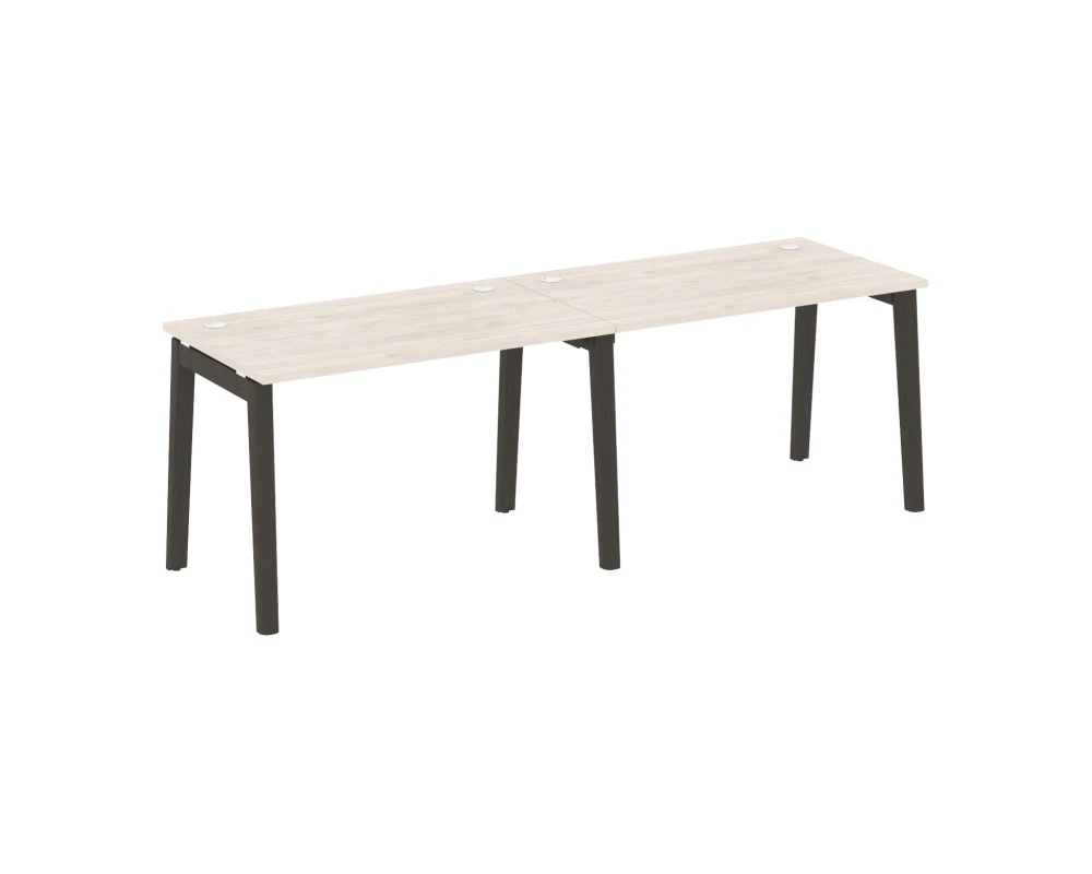 Рабочая станция, опоры - массив дерева 236x72x75 Оникс Вуд / Onix Wood