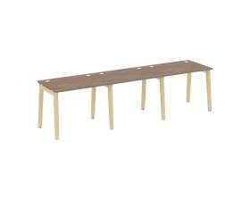 Рабочая станция, опоры - массив дерева 294x72x75 Оникс Вуд / Onix Wood images