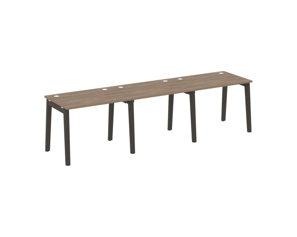 Рабочая станция, опоры - массив дерева 294x72x75 Оникс Вуд / Onix Wood