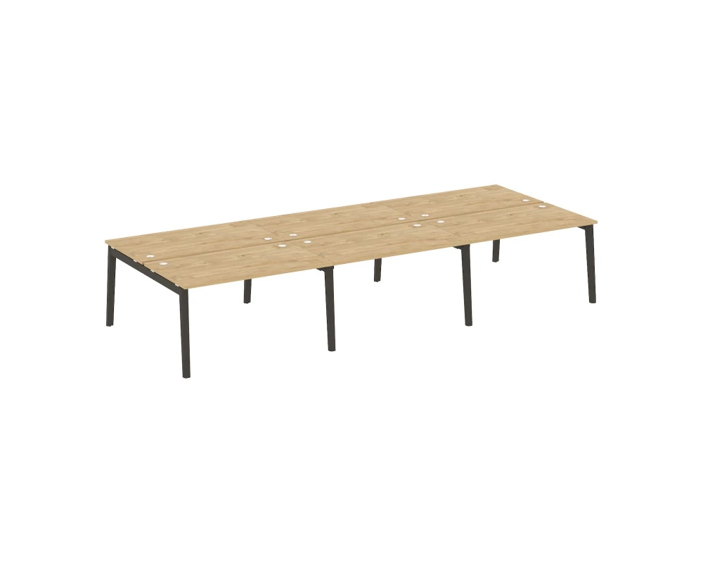 Рабочая станция, опоры - массив дерева 414x163,5x75 Оникс Вуд / Onix Wood