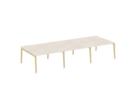 Рабочая станция, опоры - массив дерева 414x163,5x75 Оникс Вуд / Onix Wood images