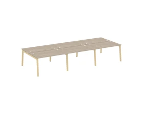 Рабочая станция, опоры - массив дерева 414x163,5x75 Оникс Вуд / Onix Wood images