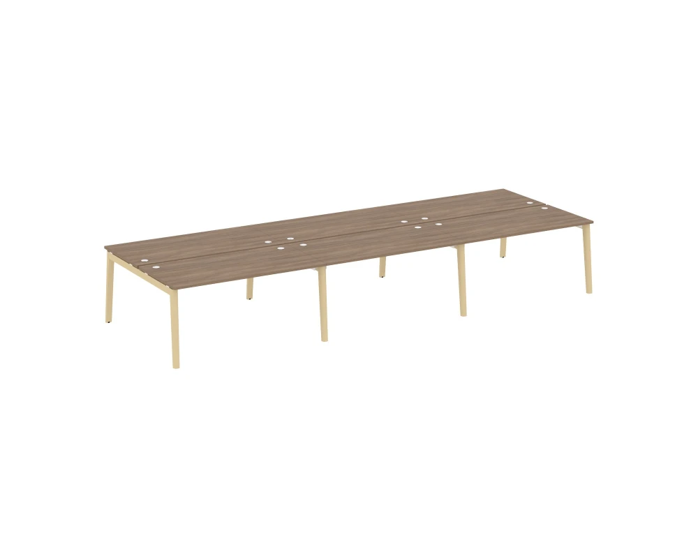 Рабочая станция, опоры - массив дерева 474x163,5x75 Оникс Вуд / Onix Wood