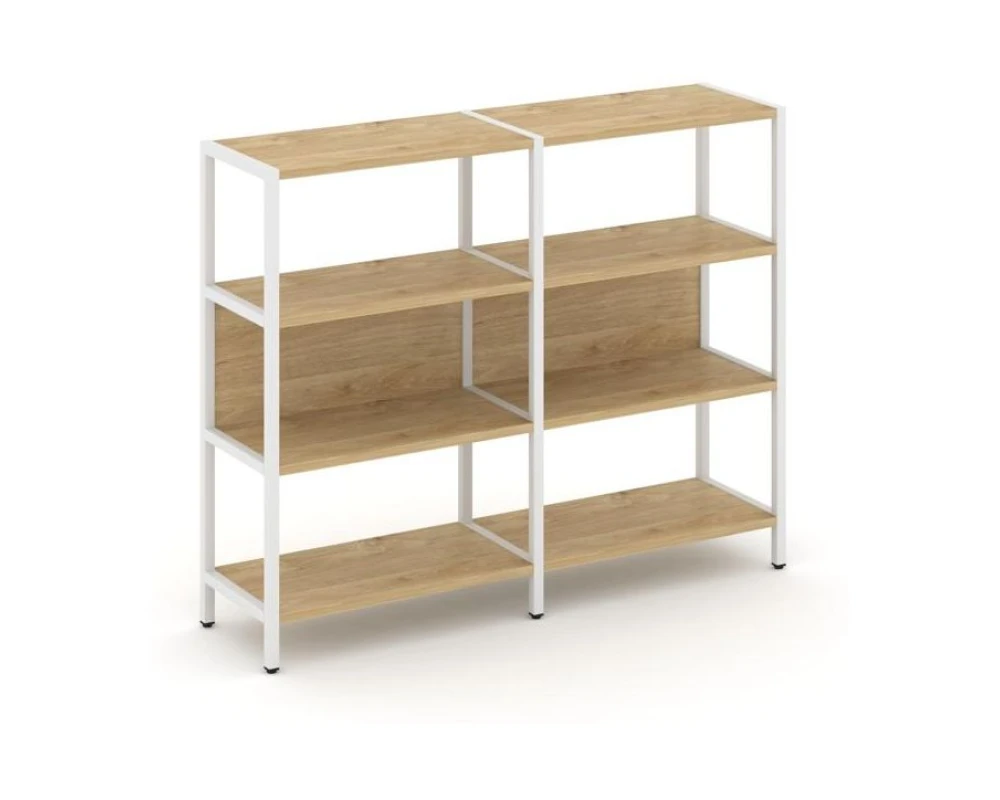 Двухсекционный стеллаж трехярусный Шелф Систем / Shelf System
