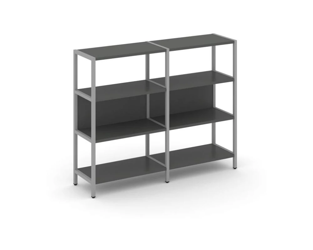 Двухсекционный стеллаж трехярусный Шелф Систем / Shelf System