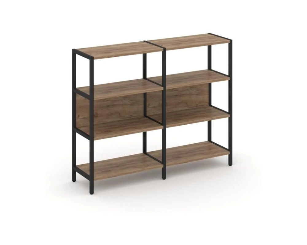 Двухсекционный стеллаж трехярусный Шелф Систем / Shelf System