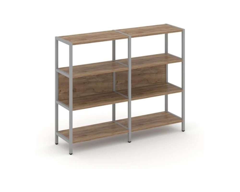 Двухсекционный стеллаж трехярусный Шелф Систем / Shelf System