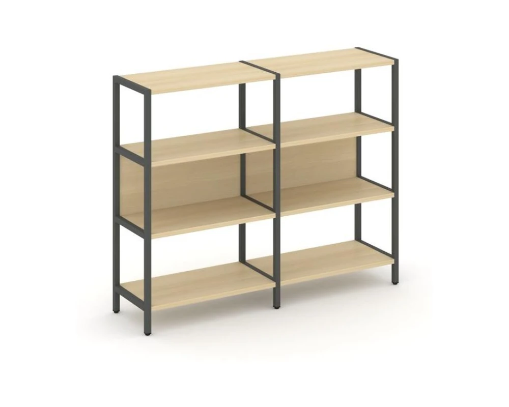 Двухсекционный стеллаж трехярусный Шелф Систем / Shelf System