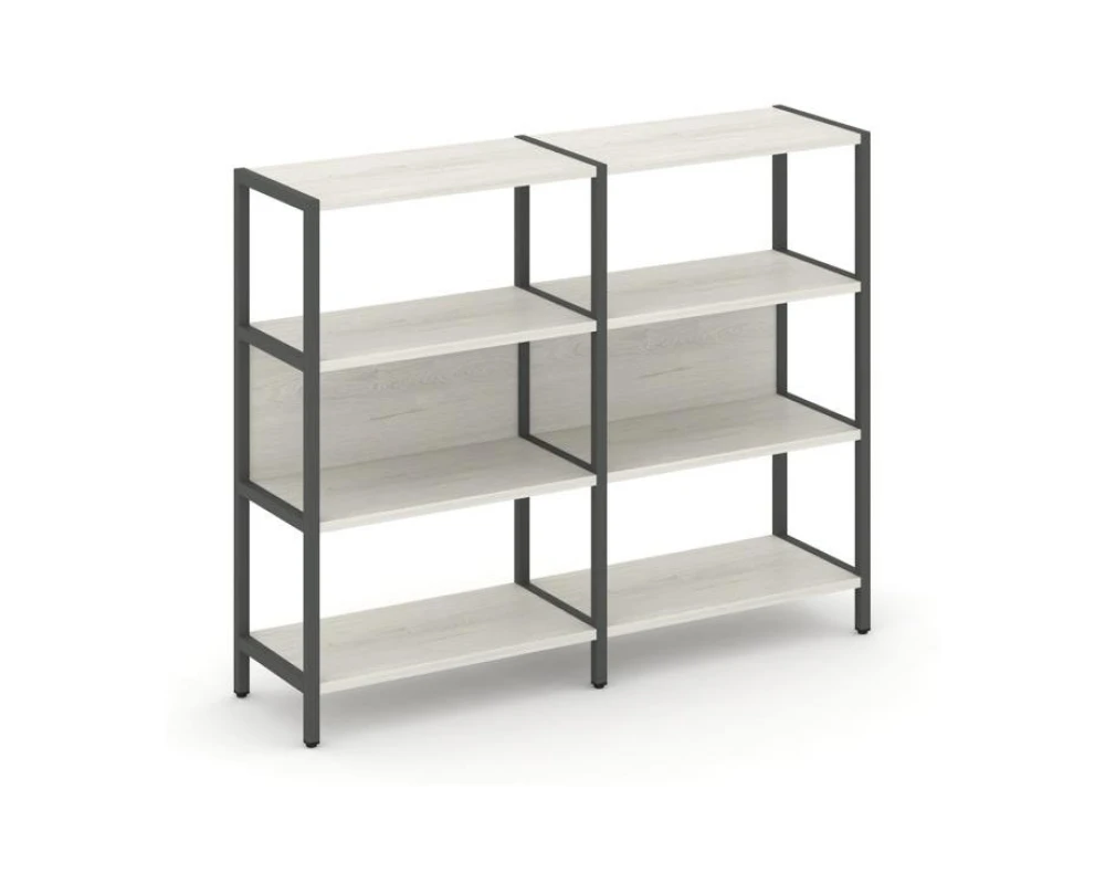 Двухсекционный стеллаж трехярусный Шелф Систем / Shelf System