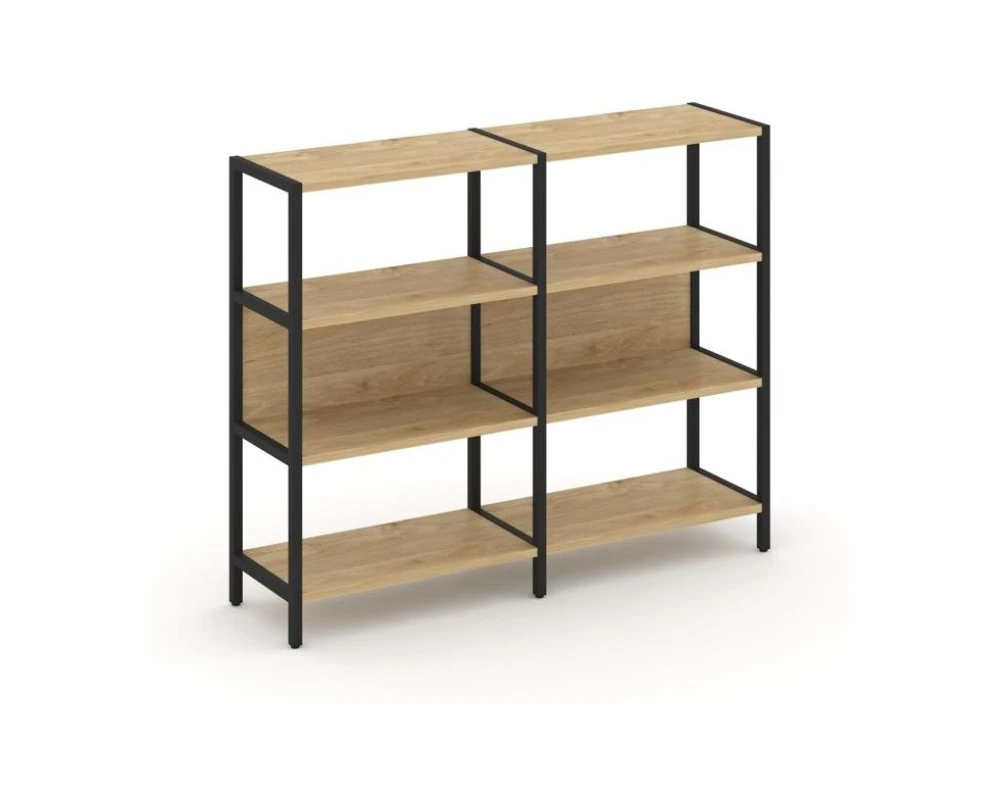 Двухсекционный стеллаж трехярусный Шелф Систем / Shelf System