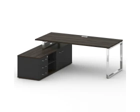Стол для руководителя с опорной греденцией , левый 200 Шифт / Shift images