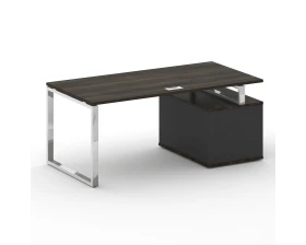 Стол для руководителя с опорной тумбой , левый 180 Шифт / Shift images