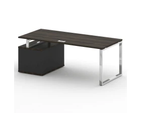 Стол для руководителя с опорной тумбой , правый 200 Шифт / Shift images