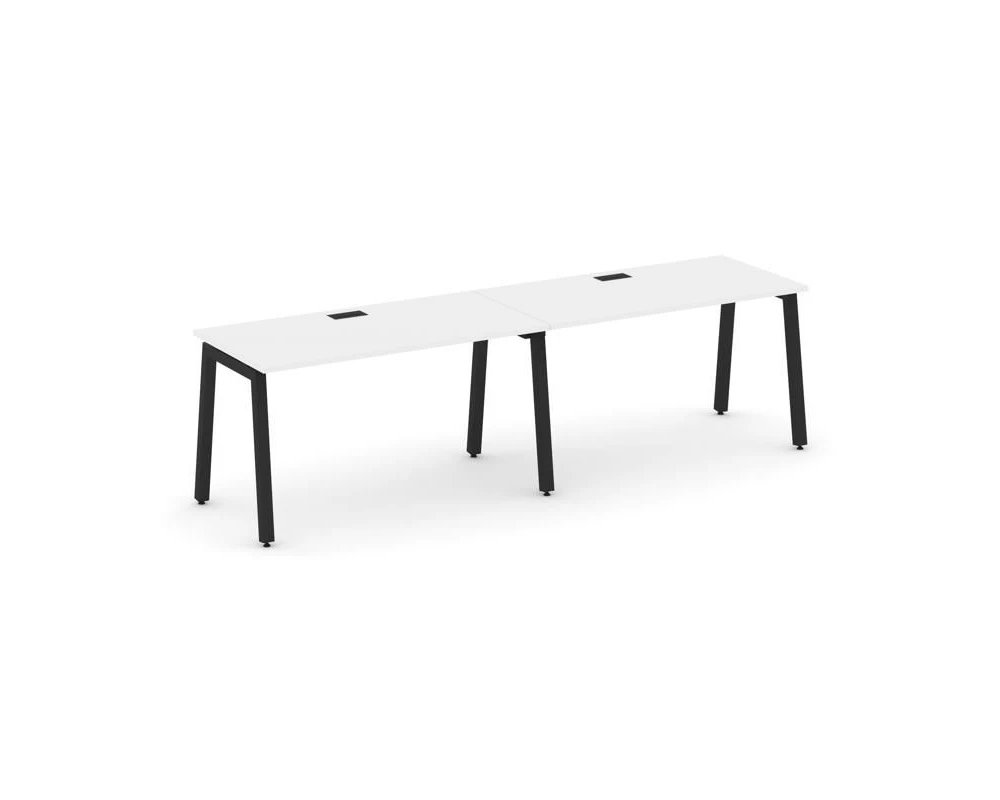 Рабочая станция 1 сторон. на А-образном каркасе 50 мм 2760х600х750 Стайл Проджект / Style Project