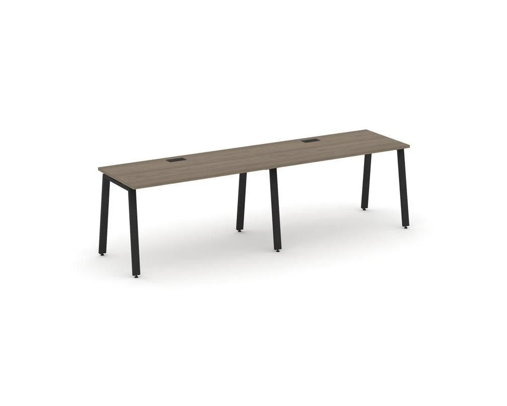 Рабочая станция 1 сторон. на А-образном каркасе 60 мм 3160х600х750 Стайл Проджект / Style Project