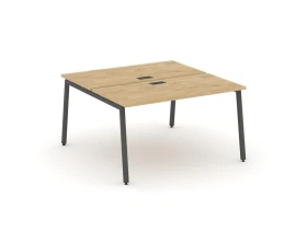 Рабочая станция 2-х сторон. на А-образном каркасе 40 мм 1580х1432х750 Стайл Проджект / Style Project images