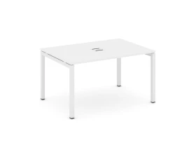 Стол переговорный на П-образном каркасе 50 мм с лючком 1580x980x750 Стайл Проджект / Style Project images