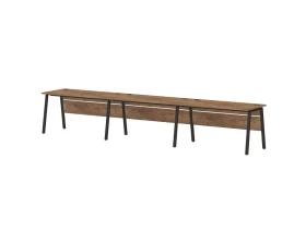 Линейный кластер на 3 рабочих места 4200х700х750 Лавана Стил / Lavana Steel images