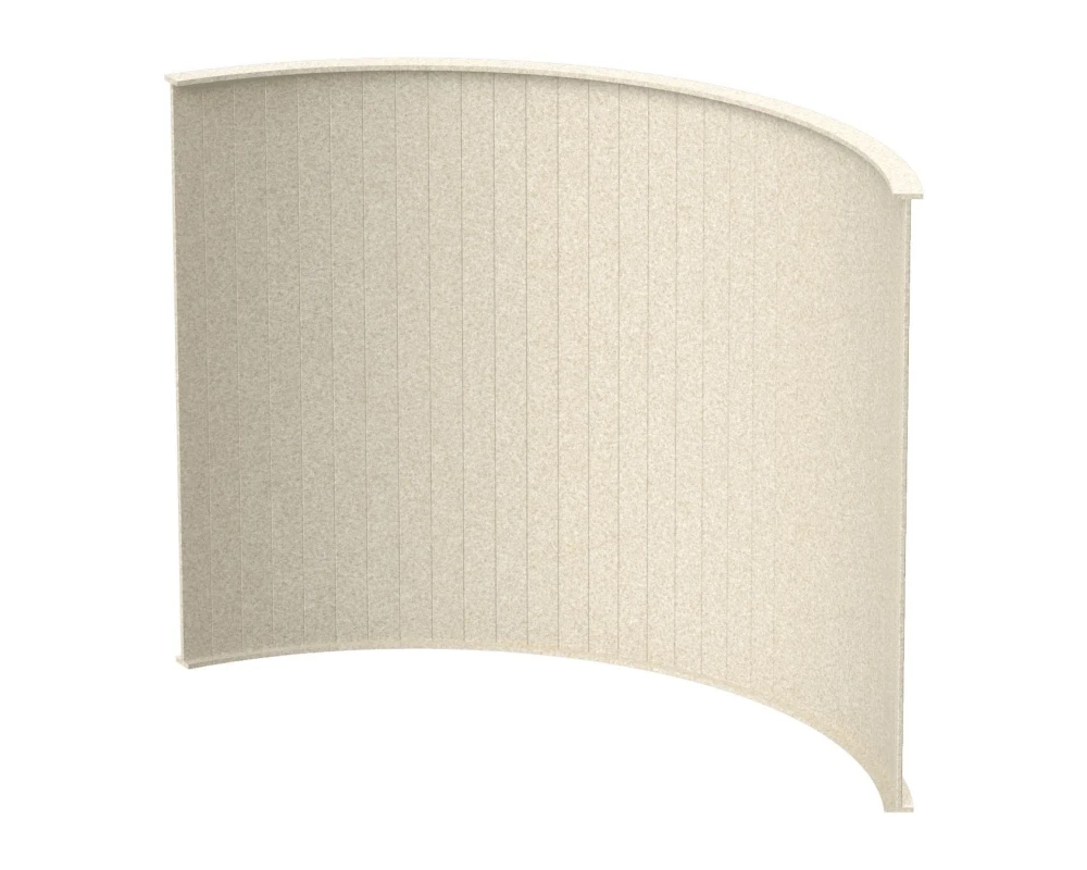 Перегородка радиальная 120° 192х59х180 Forest Office Лебединый пух