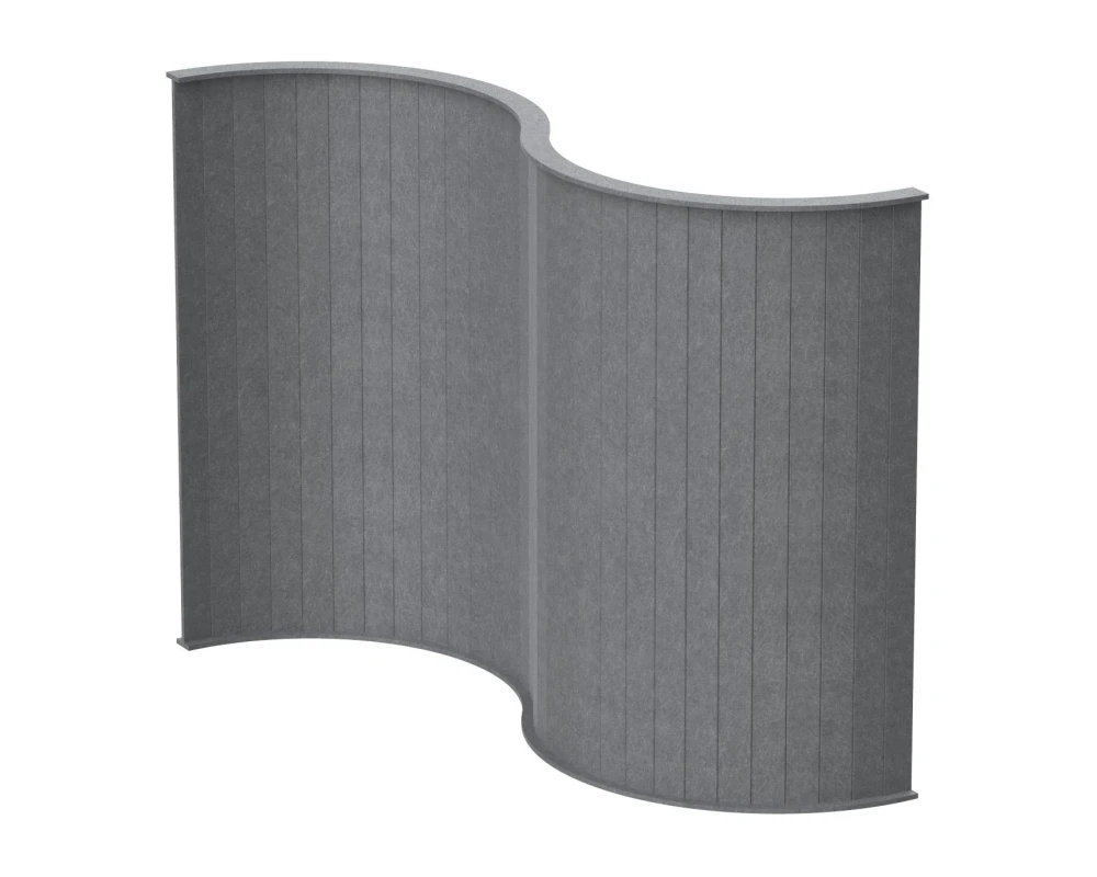 Перегородка S-образная 199х46х140 Forest Office Скала